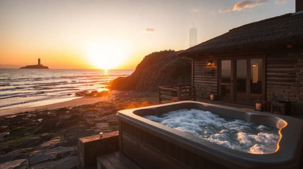 Sélection des meilleures escapades romantiques avec jacuzzi en Bretagne